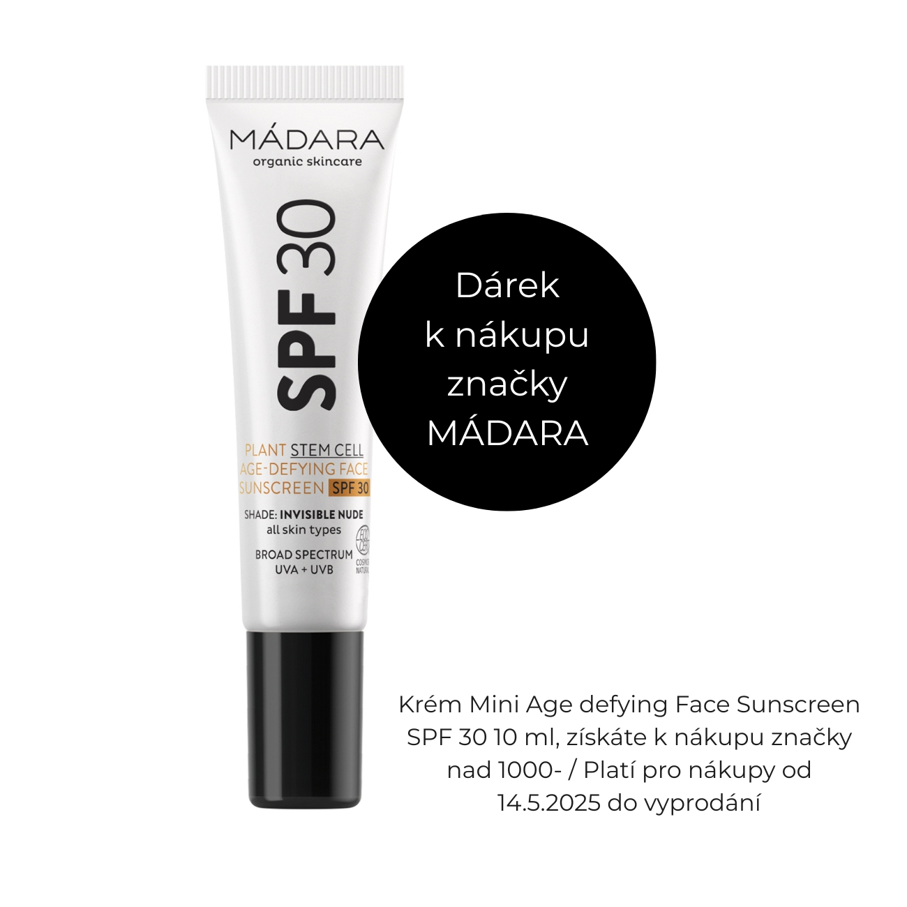 DÁREK k nákupu značky MÁDARA nad 1000 Kč