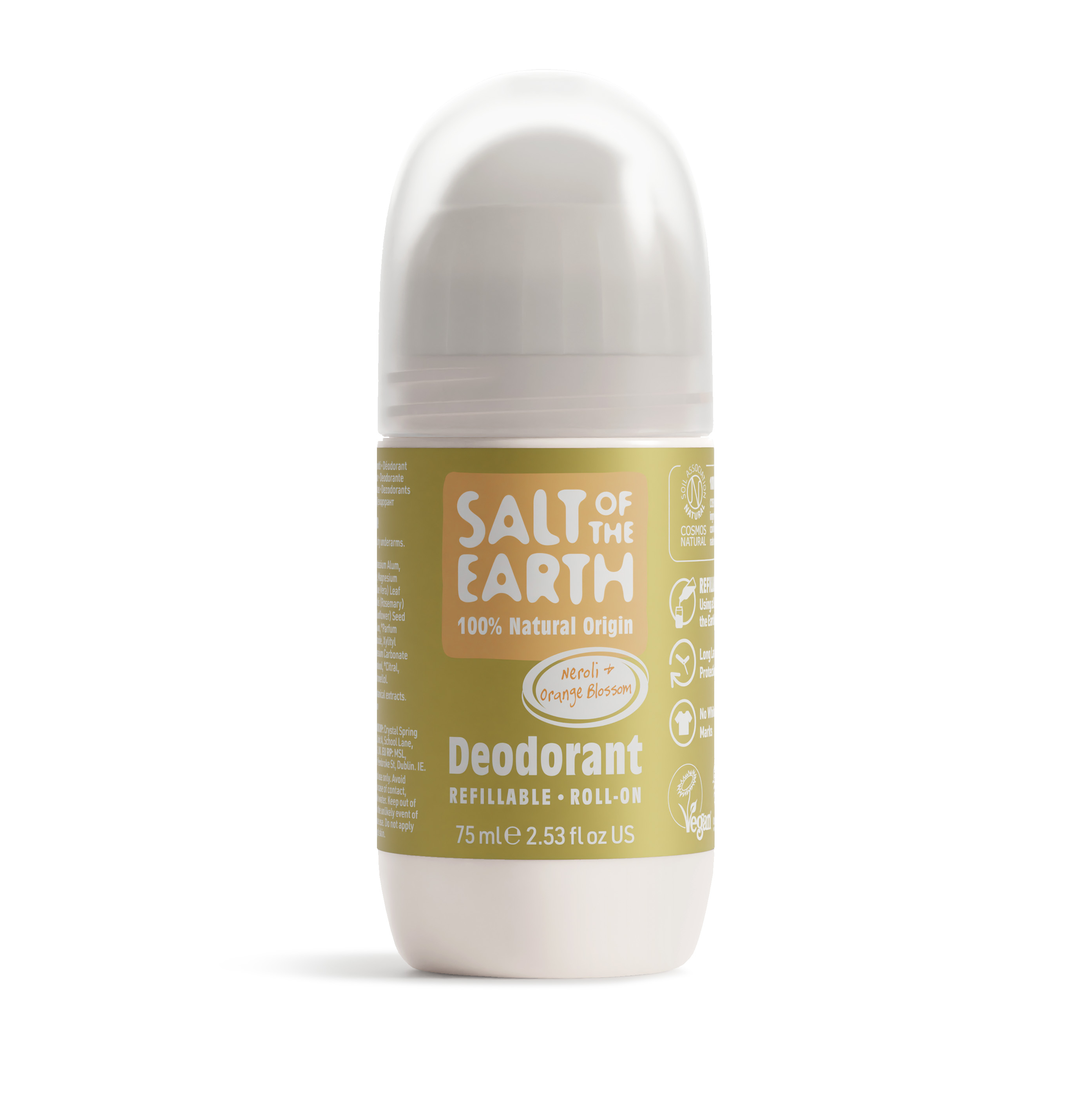 SALT OF THE EARTH Přírodní Deo Roll-on doplňující Neroli-Orange blossom